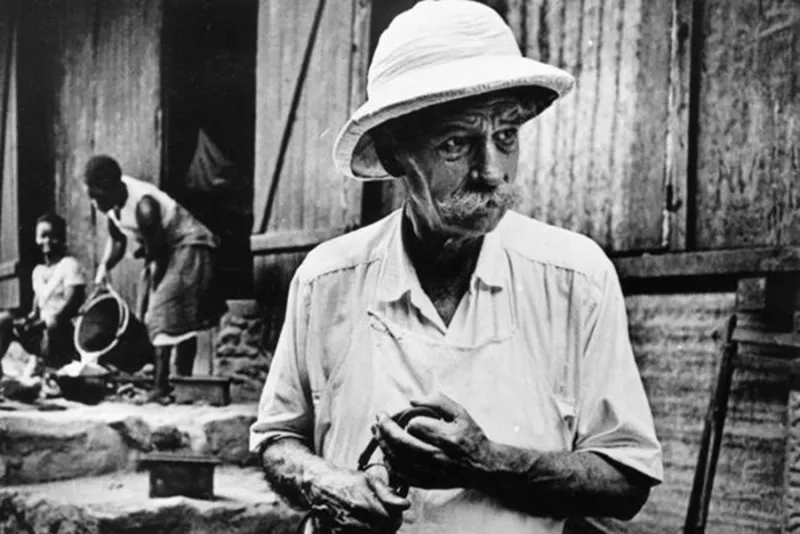Albert Schweitzer (Foto: Ausstellung der Friedensbibliothek des Antikriegsmuseum in Berlin-Brandenburg) Albert Schweitzer (Foto: Ausstellung der Friedensbibliothek des Antikriegsmuseum in Berlin-Brandenburg)