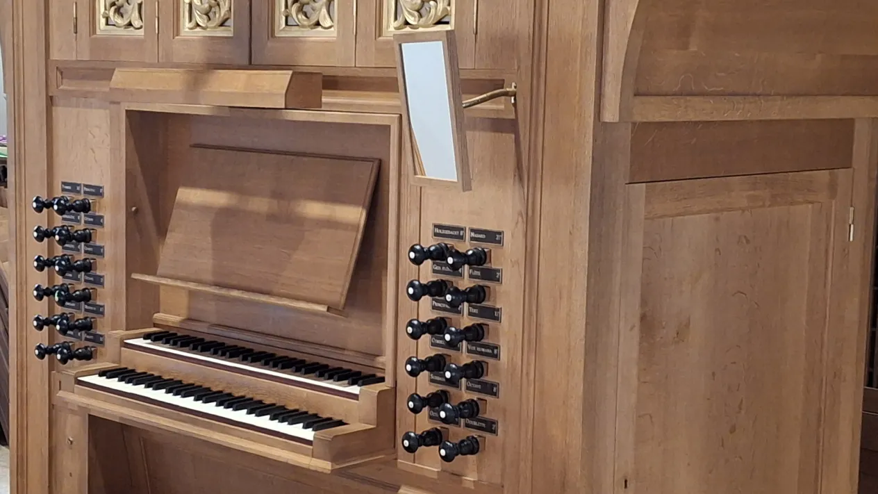 Metzler-Orgel in der Kirche Rheinfelden (Foto: Jutta Wurm) Metzler-Orgel in der Kirche Rheinfelden (Foto: Jutta Wurm)